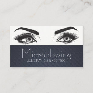 Microblading, Eyebrows, Tattoo, Permanente Makeup Visitekaartje