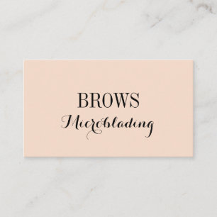 Microblading, Eyebrows, Tattoo, Permanente Makeup Visitekaartje