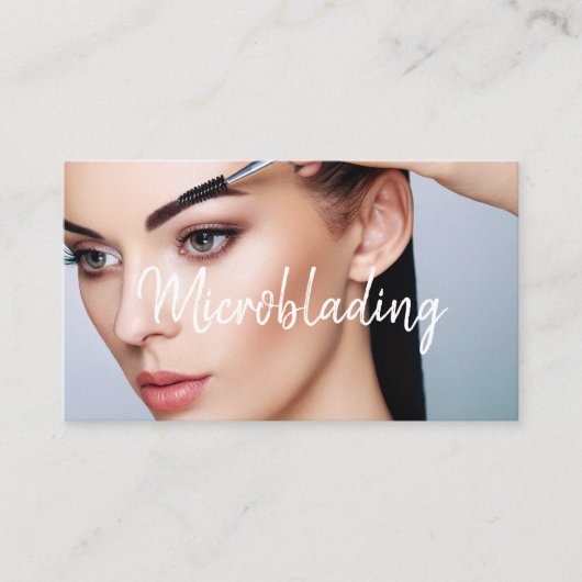Microblading & Permanent Makeup Visitekaartje (Voorkant)