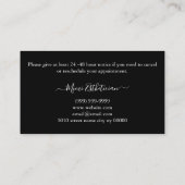 MICROBLADING Salon Carte de rendez-vous (Dos)
