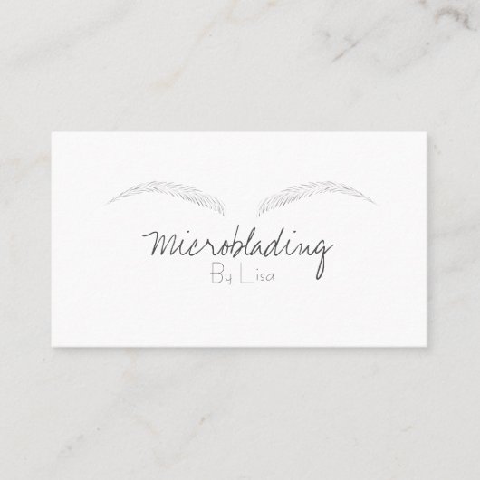 Microblading Visitekaartje (Voorkant)