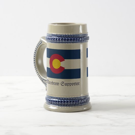 Microbrew Supporter Stein Bierpul (Voorkant links)