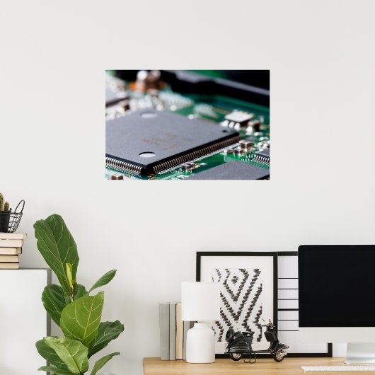 Microchip Poster (Thuiskantoor)