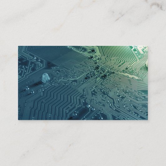 Microchip Printplaat | QR Code Visitekaartje (Achterkant)