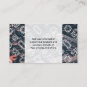 microchippatroon | moederbordtechnologie visitekaartje (Achterkant)