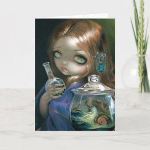 "Microcosme :  Monstres de mer" Carte de voeux