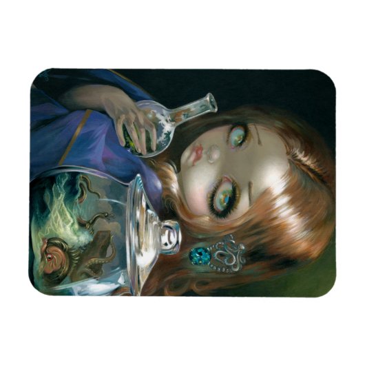 "Microcosme : Monstres de mer" Flex Magnet (Horizontal)