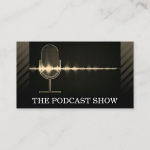 microfoon   Digitale geluidsgolf Visitekaartje