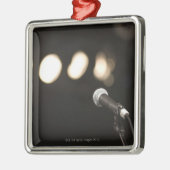 Microfoon en spotlichten metalen ornament (Links)
