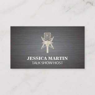 Microfoon / Entertainment / Podcast Visitekaartje