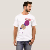 Microfoon hanteren t-shirt (Voorkant volledig)