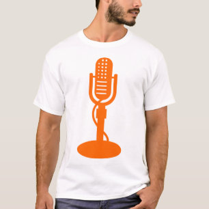 Microfoon - Oranje T-shirt