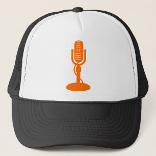 Microfoon - Oranje Trucker Pet