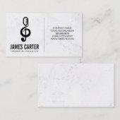 Microfoon Sound Note Logo Visitekaartje (Voorkant / Achterkant)