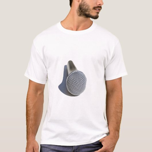 microfoon t-shirt (Voorkant)