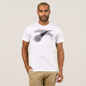 Microfoon T-shirt voor sluiting (Voorkant volledig)