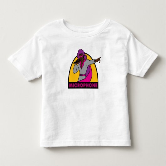 Microfoon - Toddler Kinder Shirts (Voorkant)