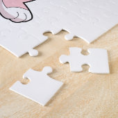 Microfoon van konijnenpolitie legpuzzel (Zijkant)