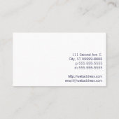 microfoon visitekaartje (Achterkant)