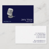 microfoon visitekaartje (Voorkant / Achterkant)