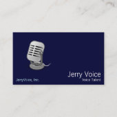 microfoon visitekaartje (Voorkant)