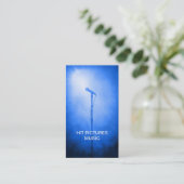 Microfooncheck Musicus Deejay Vocalist Cards V2 Visitekaartje (Staand voorkant)