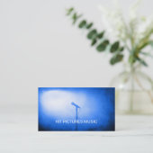 Microfooncheck Musicus Deejay Vocalist Cards Visitekaartje (Staand voorkant)