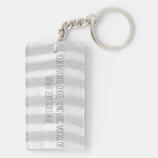  microfoonmonogram  Sleutelhanger (achterkant)