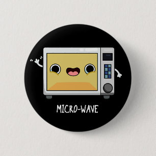 Microgolf Funny Pun Dark BG Ronde Button 5,7 Cm