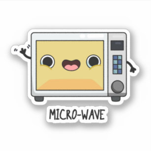 Microgolf Funny Pun Sticker