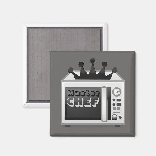 Microgolf Master Chef Magneet (Voorkant / Achterkant)