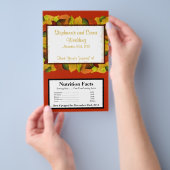 Microgolf Popcorn Wrapper Bladblad Flyer (Hand)