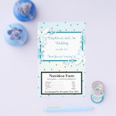 Microgolf Popcorn Wrapper Blue Daisies Flyer (Enkel)