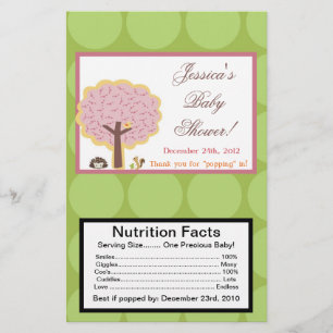 Microgolf Popcorn Wrapper Love and Natuur Girl Woo Flyer