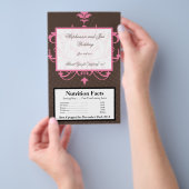 Microgolf Popcorn Wrapper Pink Chandelier Flyer (Hand)