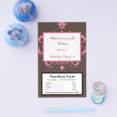 Microgolf Popcorn Wrapper Pink Chandelier Flyer (Enkel)