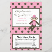 Microgolf Popcorn Wrapper Pink Socket Monkey Flyer (Voorkant)