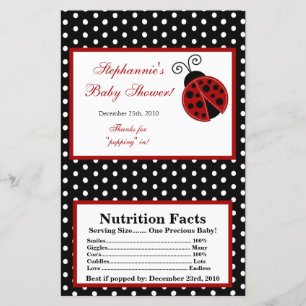 Microgolf Popcorn Wrapper Red Ladybug