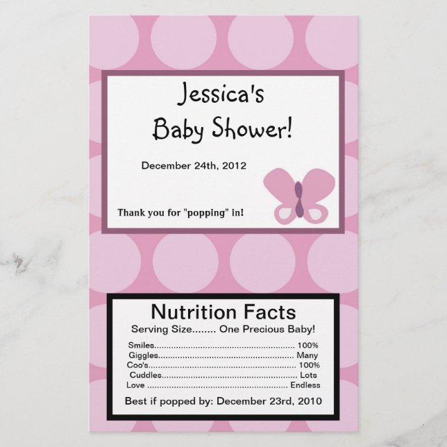 Microgolf Popcorn Wrapper Sugar Plum (Voorkant)