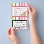 Microgolf Popcorn Wrapper Tea Party Pink Pastel Flyer (Hand)