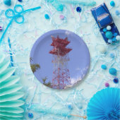 Microgolf relaisradio Telecom Tower Papieren Bordje (Feest)