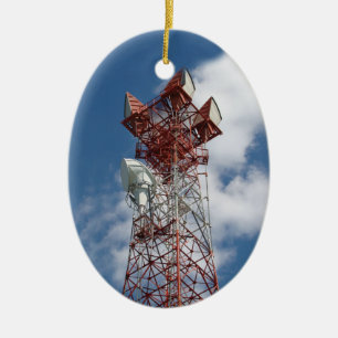 Microgolf Telecommunicatietoren Keramisch Ornament