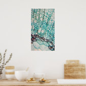 micrografie van plant cellen poster (Keuken)