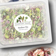 Microgreen Grower Voedseletiketten, Bedrijfsnaam