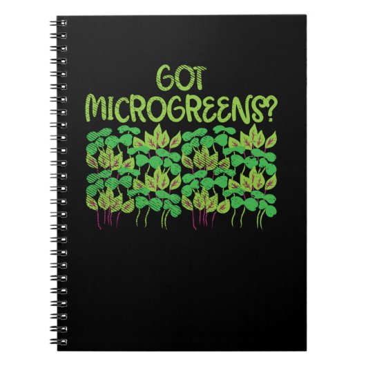 Microgreens Gardening Notitieboek (Voorkant)