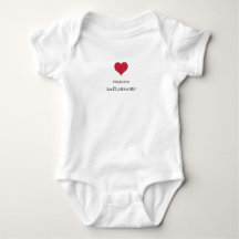 MicroInfluencer Baby Suit Red Heart