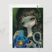 "Microkosmos:  Briefkaart "Galaxy" (Voorkant / Achterkant)