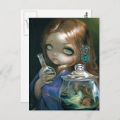 "Microkosmos: Briefkaart zee Monsters" (Voorkant / Achterkant)