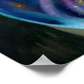 Microkosmos: Galaxy ART PRINT big eye lowbrow art (Hoek)