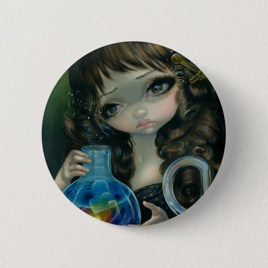 "Microkosmos:  Galaxy-Button Ronde Button 5,7 Cm (Voorkant)